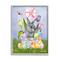 Stupell Industries Pastel Bunny Rabbit Basket Easter Egg Baby Chicks Framed Giclee Art